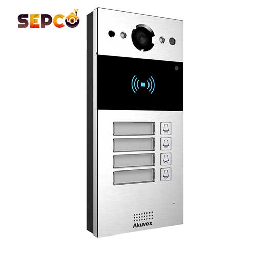 آیفون هوشمند | اینترکام هوشمند Akuvox مدل R20B-4 آیفون هوشمند | اینترکام هوشمند Akuvox مدل R20B-4