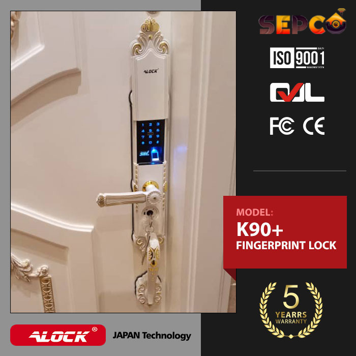 قفل دیجیتال ALOCK مدل +K90 مشکی قفل دیجیتال ALOCK مدل +K90 مشکی