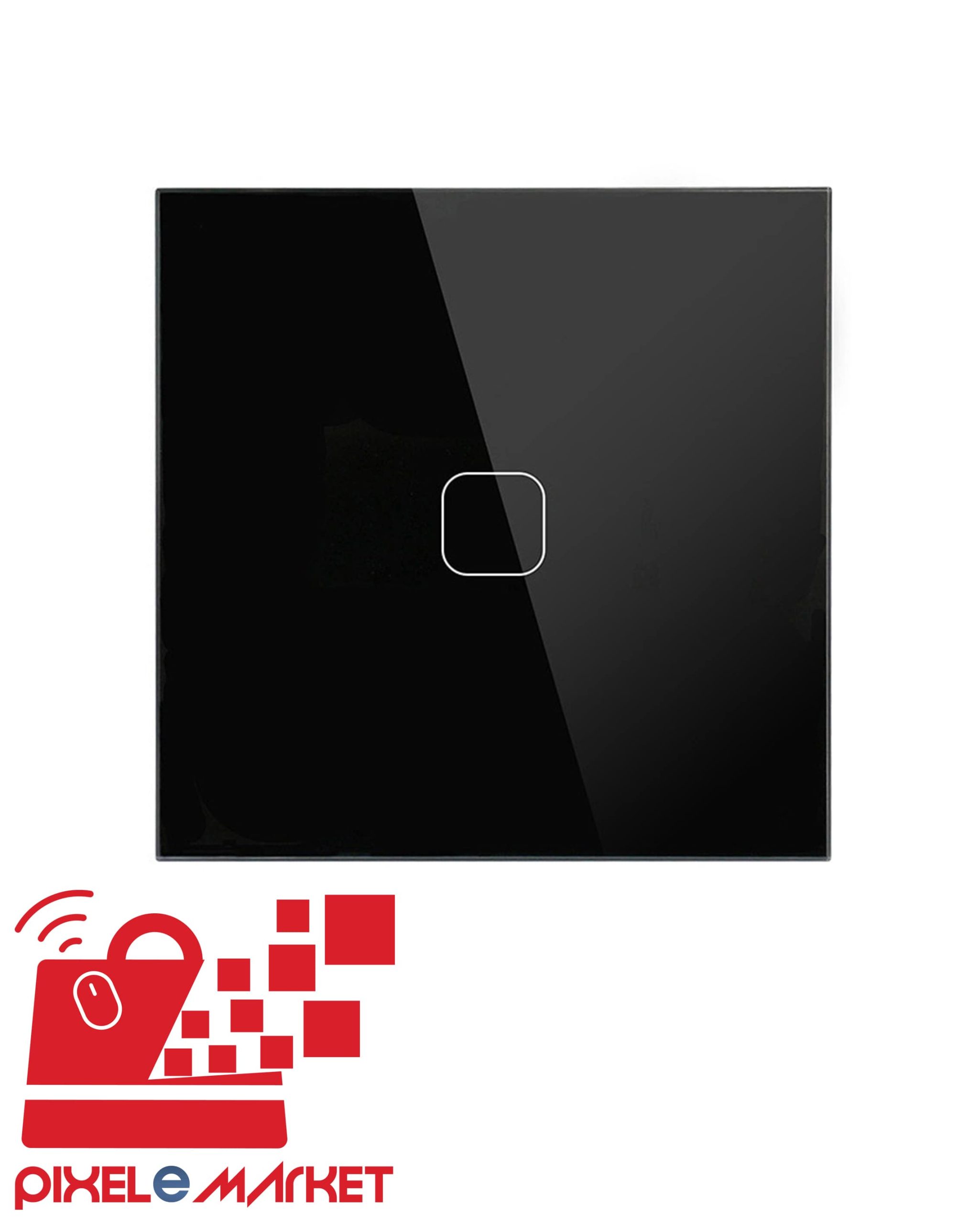 ۱pol-square2-min کلید لمسی هوشمند تک پل TUYA مدل Square