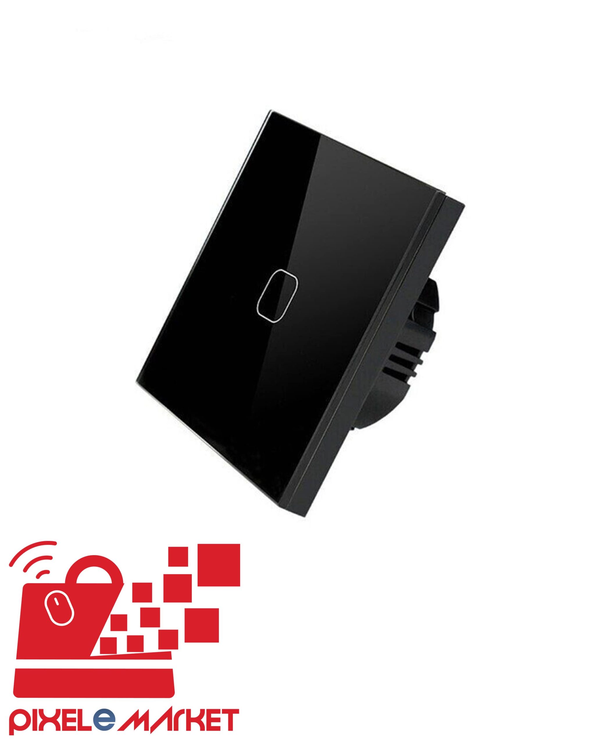 ۱pol-square5-min کلید لمسی هوشمند تک پل TUYA مدل Square