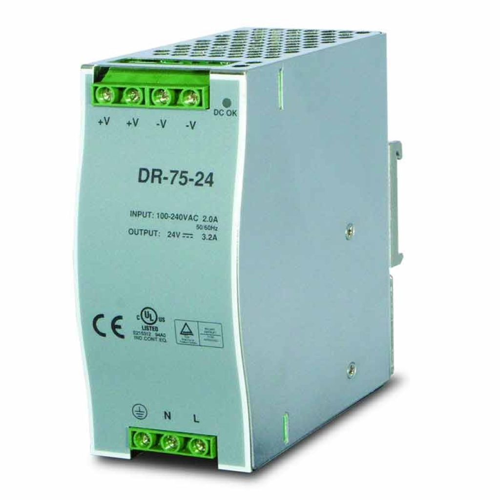 منبع تغذیه مینول سری DR-75-24 منبع تغذیه مینول سری DR-75-24