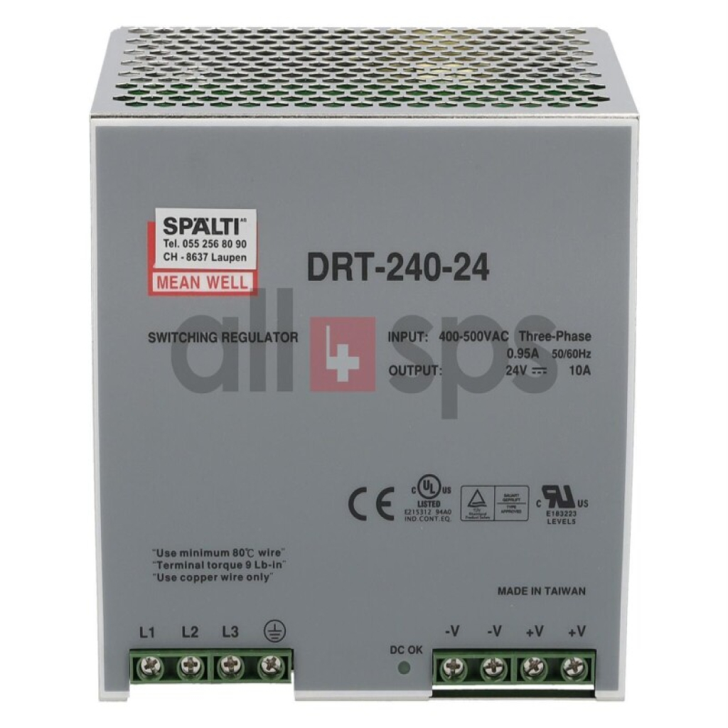 منبع تغذیه مینول سری DRT-240-24 منبع تغذیه مینول سری DRT-240-24