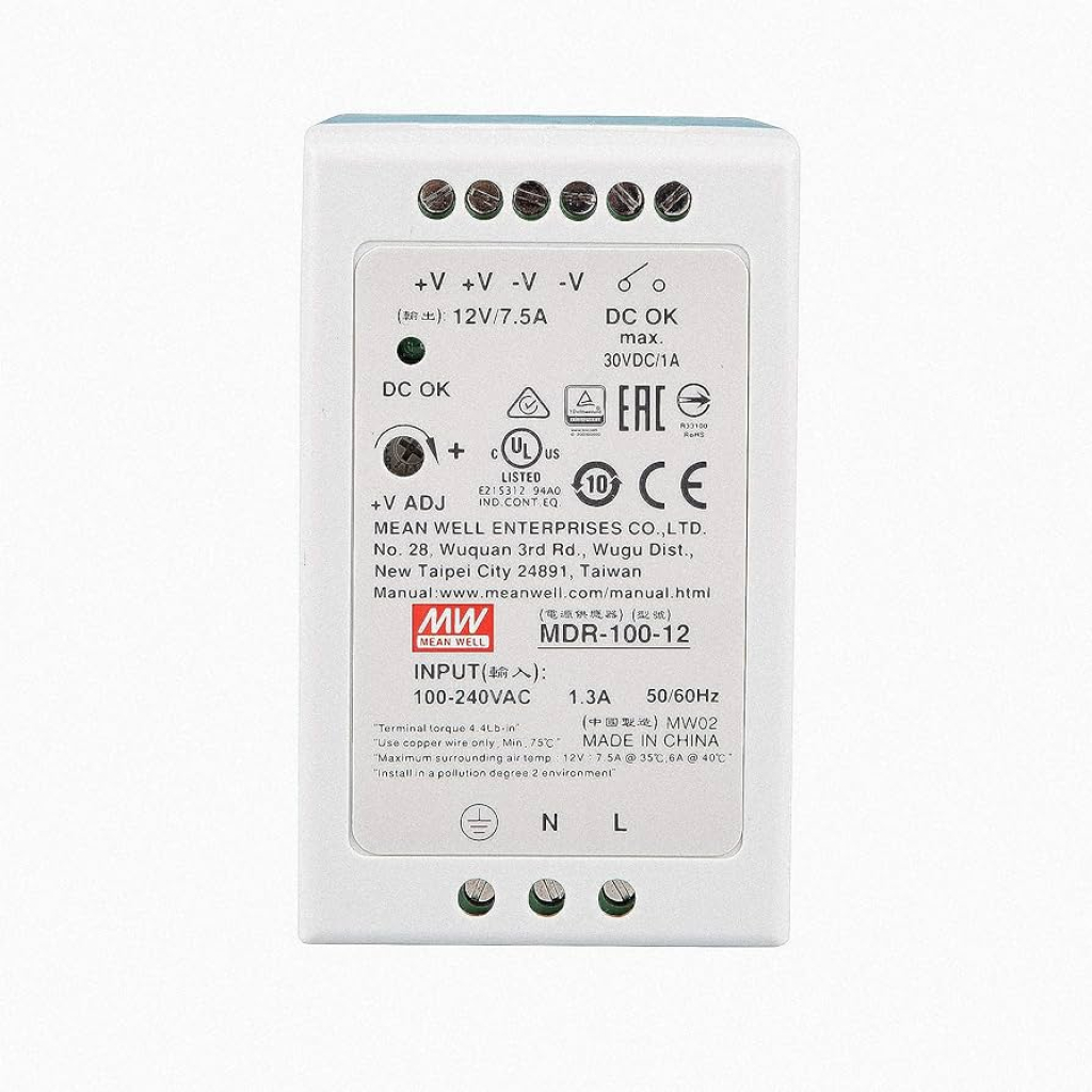 منبع تغذیه مینول سری MDR-100-12 منبع تغذیه مینول سری MDR-100-12