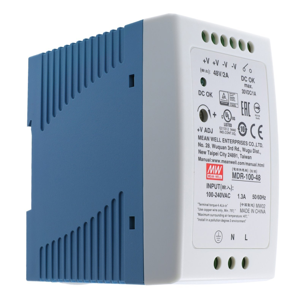 منبع تغذیه مینول سری MDR-100-48 منبع تغذیه مینول سری MDR-100-48