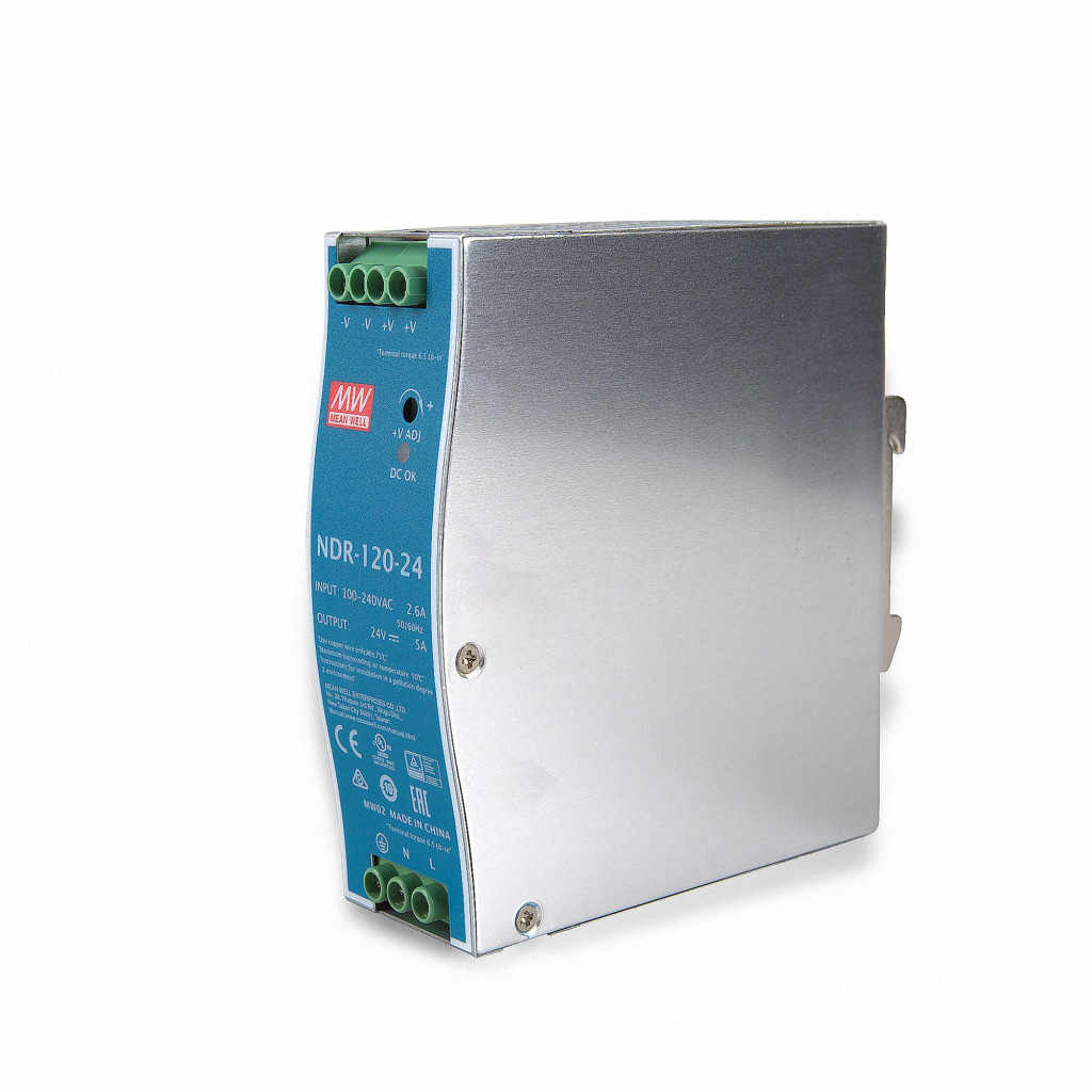 منبع تغذیه مینول سری NDR-120-24 منبع تغذیه مینول سری NDR-120-24