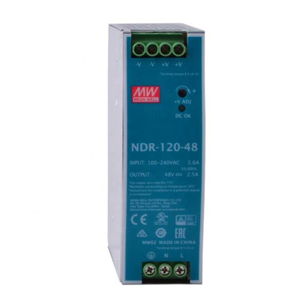 منبع تغذیه مینول سری NDR-120-48 منبع تغذیه مینول سری NDR-120-48