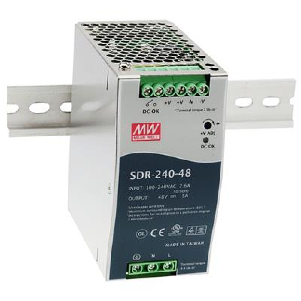 منبع تغذیه مینول سری SDR-240-48 منبع تغذیه مینول سری SDR-240-48