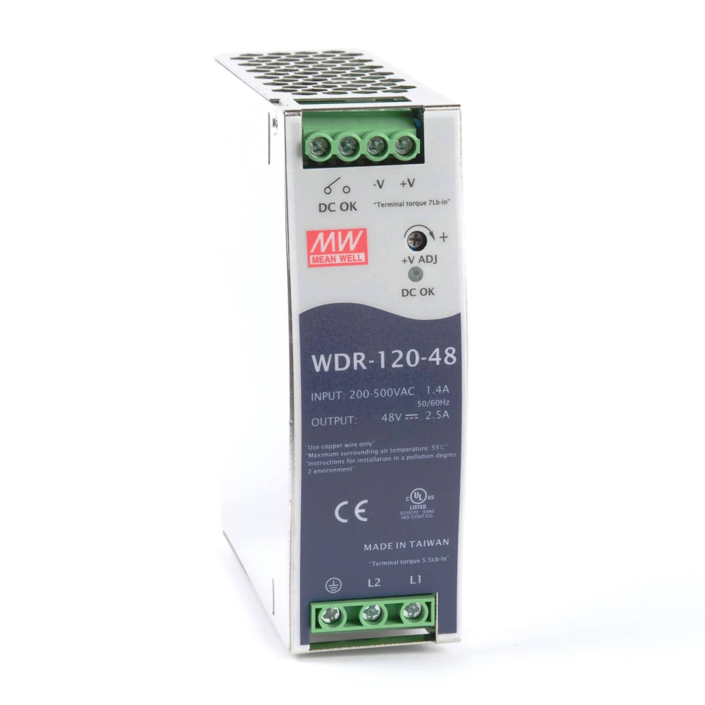 منبع تغذیه مینول سری WDR-120-48 منبع تغذیه مینول سری WDR-120-48