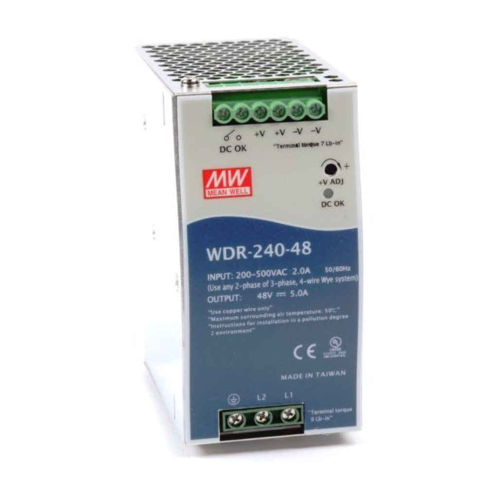 منبع تغذیه مینول سری WDR-240-48 منبع تغذیه مینول سری WDR-240-48