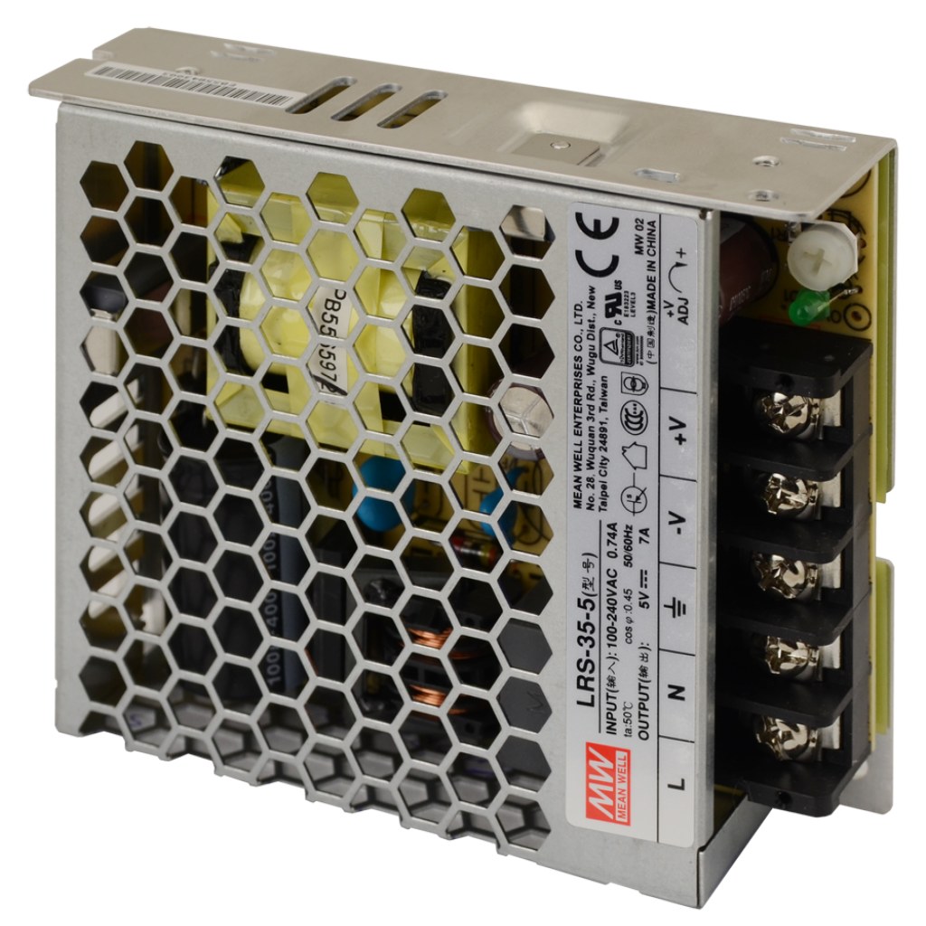منبع تغذیه مینول سری LRS-35-5 منبع تغذیه مینول سری LRS-35-5