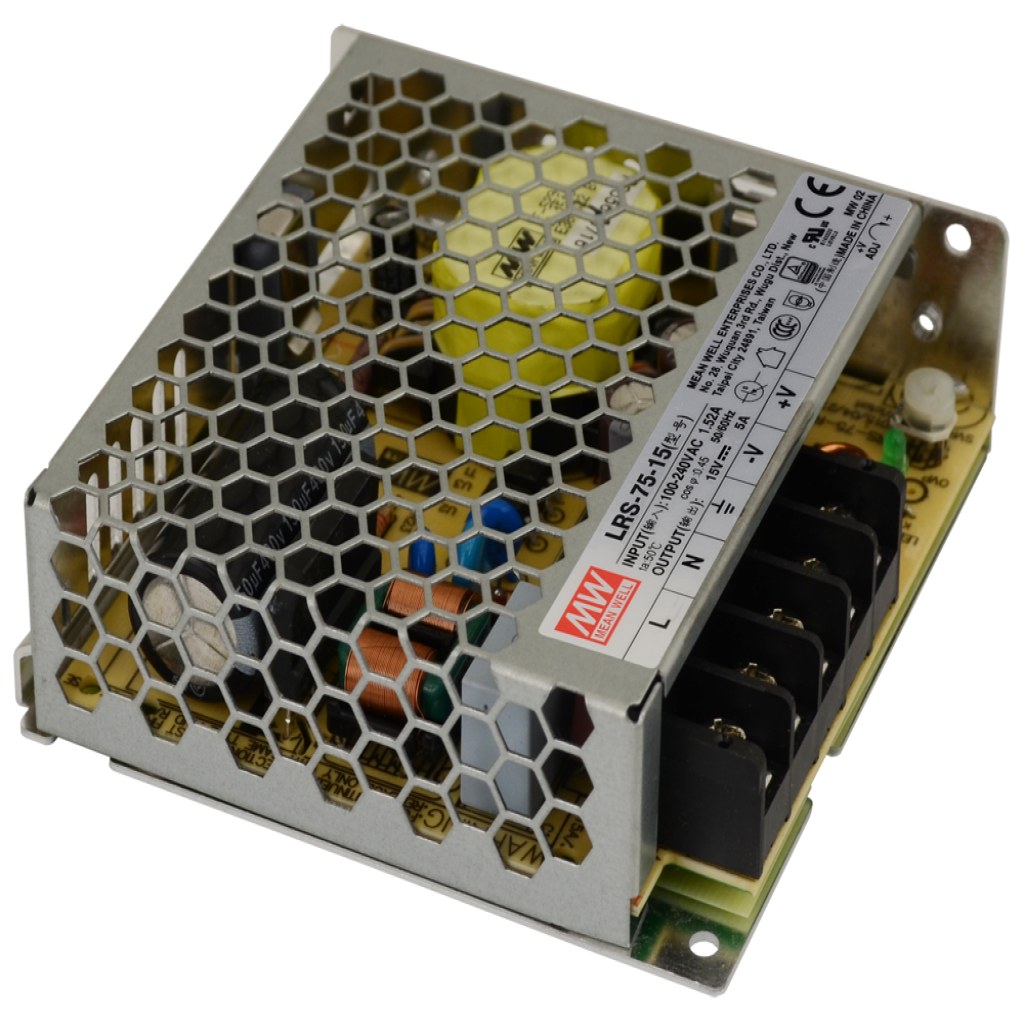 منبع تغذیه مینول سری LRS-75-15 منبع تغذیه مینول سری LRS-75-15