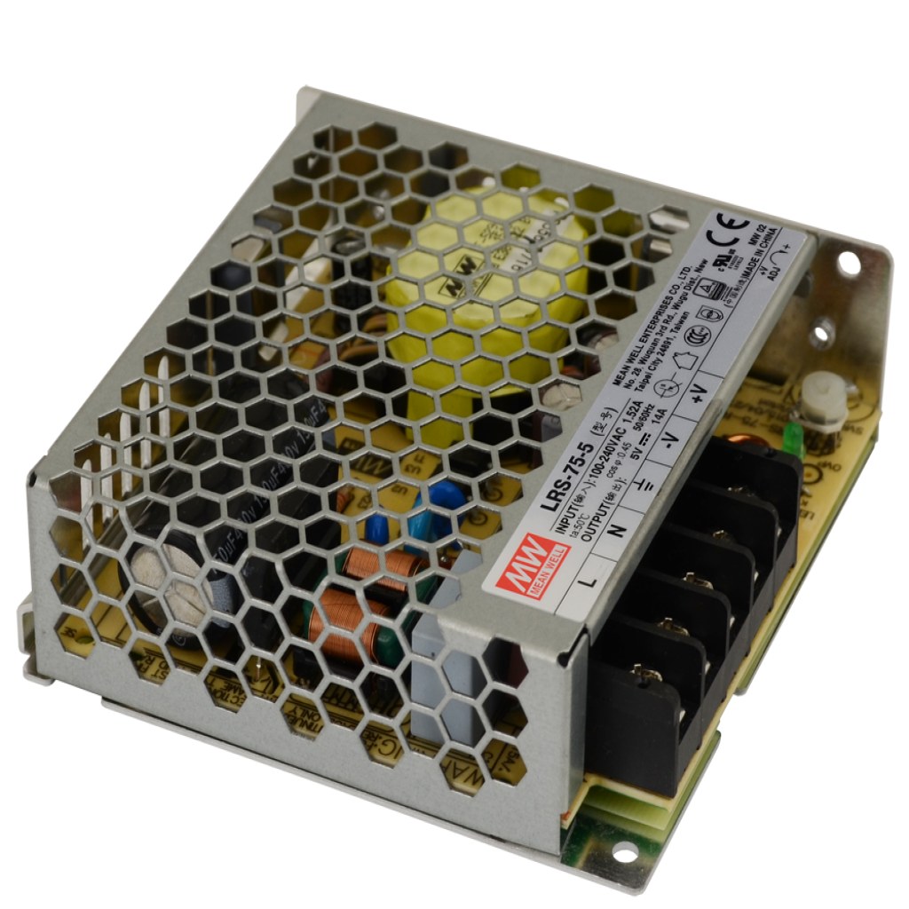 منبع تغذیه مینول سری LRS-75-5 منبع تغذیه مینول سری LRS-75-5